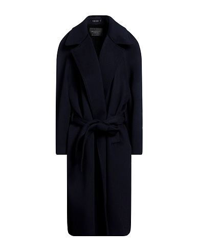 BALENCIAGA Coat Midnight blue 100% Cotton