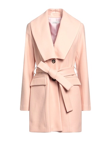 BIANCOGHIACCIO Coat Light pink 52% Acrylic, 42% Polyethylene, 6% Wool