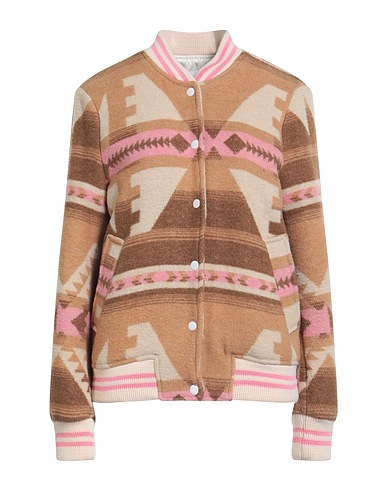 FRONT STREET 8 Bomberjacke Kamel 50% Acryl, 25% Polyester, 20% Wolle, 5% Andere Fasern