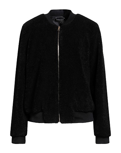 VANESSA SCOTT Teddy Coat Black 100% Polyester