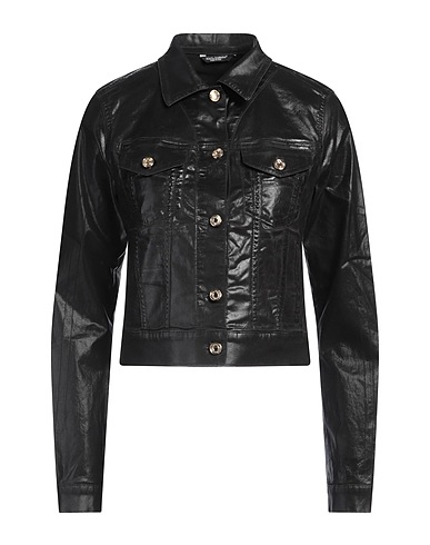 DOLCE&GABBANA Jacket Black 96% Cotton, 4% Elastane