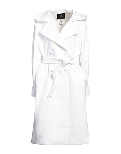 ACTITUDE by TWINSET Caban e doppio petto Bianco 100% Poliestere