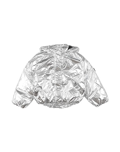 DIESEL Shell  jacket Silver 100% Polyamide