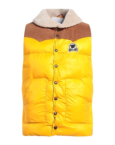 BLAST-OFF Gilet Mustard 100% Polyamide, Lambskin