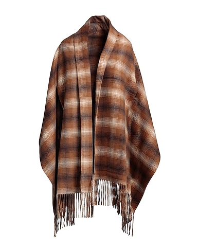 TWINSET Cape CAMMELLO 49% Polyester, 46% Wool, 3% Polyamide, 2% Viscose