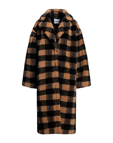 STAND STUDIO Teddy Coat Camel 80% Polyester, 20% Wool