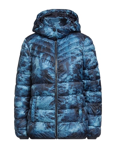GUESS Shell jacket Navy blue 100% Polyester