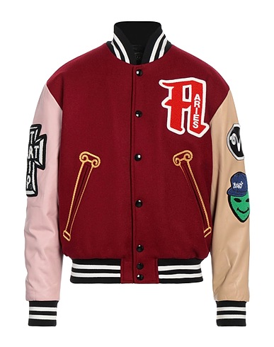 ARIES Jacket ROSSO 100% Virgin Wool, Lambskin