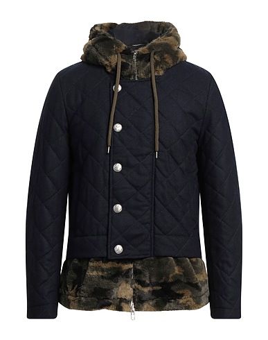 GREY DANIELE ALESSANDRINI Giubbotto Blu notte 65% Lana, 30% Poliestere, 5% Altre Fibre