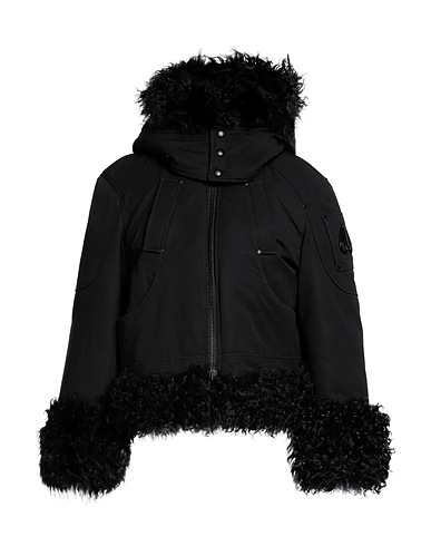 MOOSE KNUCKLES Shell jacket Black 74% Cotton, 26% Nylon