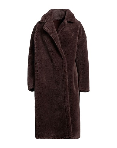 ALTER EGO Teddy Coat Marrone 70% Nylon, 30% Lana