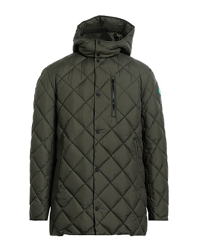 SAVE THE DUCK Piumino Verde militare 100% Poliestere riciclato