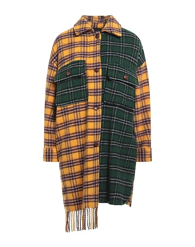 OTTOD'AME Camisa de cuadros Caléndula 70% Lana, 20% Poliamida, 5% Acrílico, 5% Otras Fibras