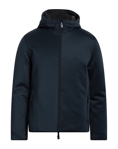 SUNS BOARDS Jacket Navy blue 95% Polyester, 5% Elastane