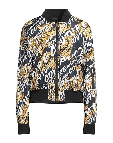 VERSACE JEANS COUTURE Shell jacket Black 100% Polyester