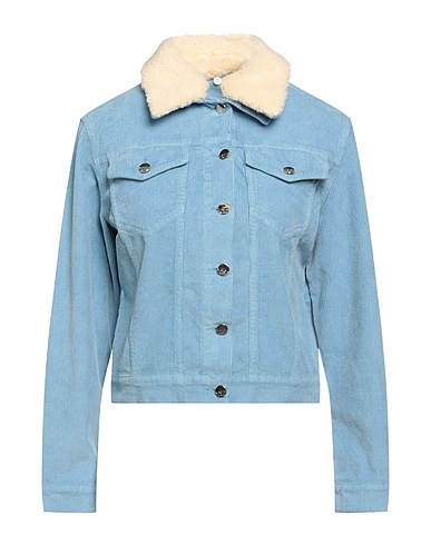KAOS JEANS Giubbotto Blu chiaro 98% Cotone, 2% Elastan