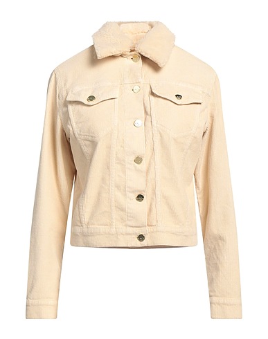 KAOS JEANS Giubbotto Beige 98% Cotone, 2% Elastan