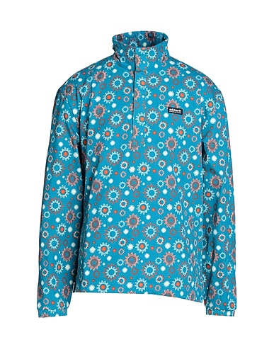 ADIDAS ORIGINALS Jacket ADVENTURE NA MWN HZ AOP
 Deep teal 100% Organic cotton