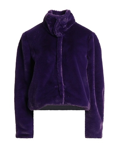 D'AMICO Teddy Coat Purple 100% Polyester