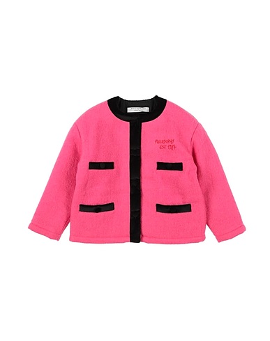 PHILOSOPHY di LORENZO SERAFINI Coat Fuchsia 100% Virgin Wool, Cotton