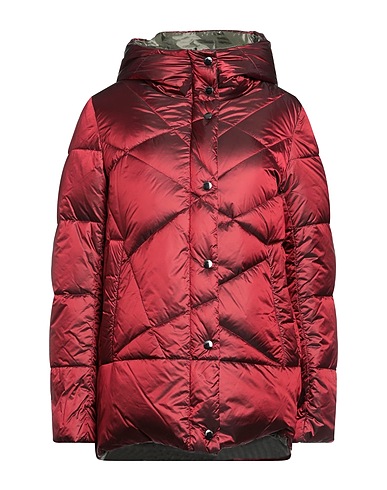 .12 PUNTODODICI Shell jacket Burgundy 100% Polyamide