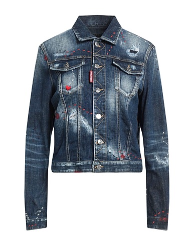DSQUARED2 デニムブルゾン ブルー コットン 99% / ポリウレタン 1%