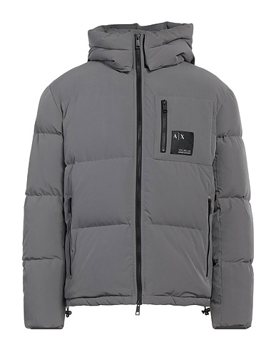 ARMANI EXCHANGE Shell  jacket Grey 92% Polyester, 8% Elastane