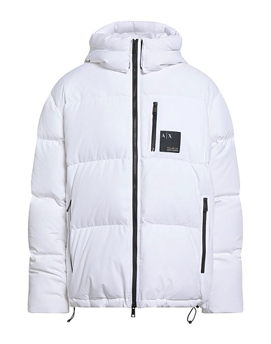 ARMANI EXCHANGE Piumino Bianco 92% Poliestere, 8% Elastan