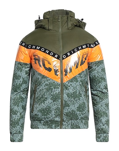 RICHMOND Piumino Verde militare 50% Poliestere, 50% Nylon