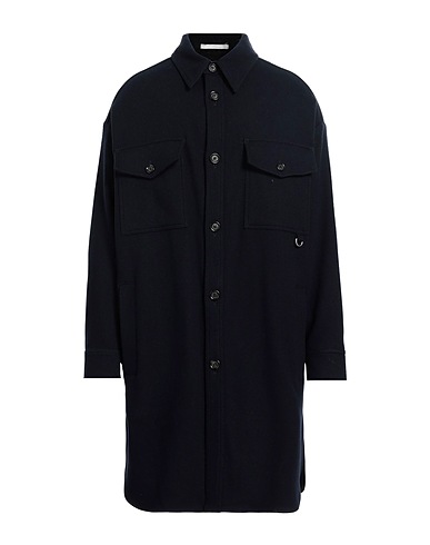PAOLO PECORA Cappotto Blu notte 70% Lana, 15% Poliestere, 10% Poliammide, 5% Altre Fibre