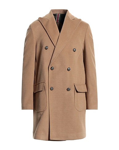 WHY NOT BRAND Caban e doppio petto Cammello 82% Poliestere, 18% Lana