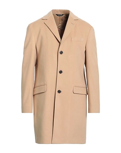 BRIAN DALES Coat Beige 90% Wool, 10% Polyamide