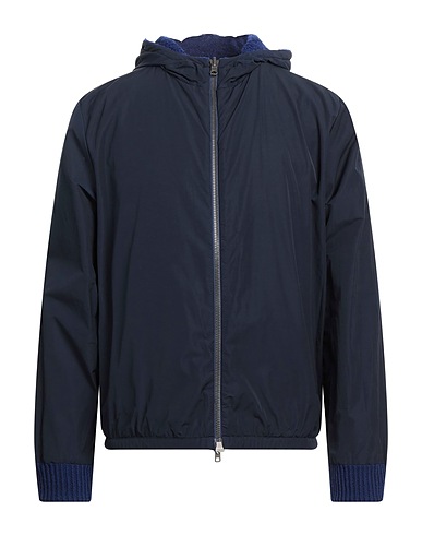 HERITAGE Jacket Midnight blue 90% Virgin Wool, 10% Polyamide