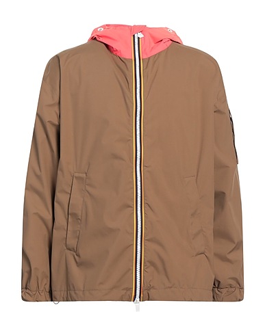 K-WAY Jacket R&D Camel 100% Polyamide