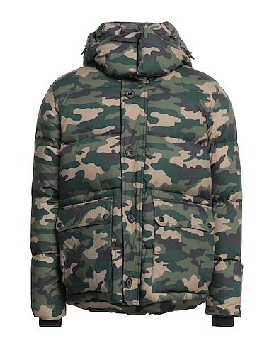 MABRUN Shell jacket Military green 100% Cotton