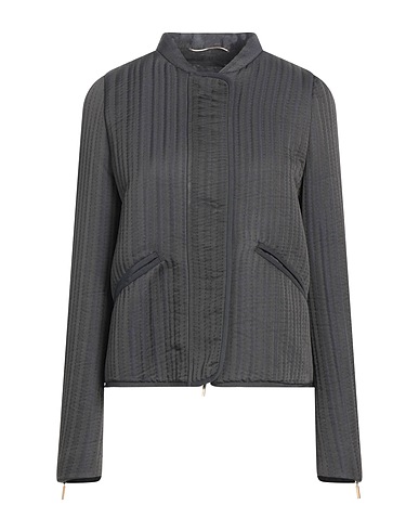 LES COPAINS Coat Black 36% Acrylic, 35% Polyester, 15% Virgin Wool, 13% Cotton, 1% Other Fibres
