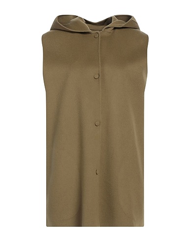 THEORY Coat Military green 90% Wool, 10% Cashmere