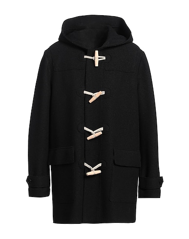 HARRIS WHARF LONDON Coat Black 100% Virgin Wool