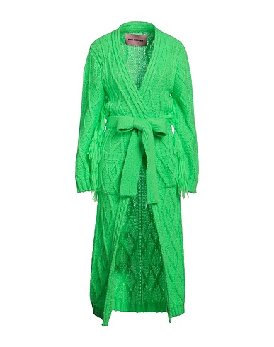 PINK MEMORIES Cardigan Verde lime 36% Acrilico, 30% Lana mohair, 30% Poliammide, 4% Lana