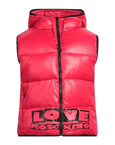LOVE MOSCHINO Shell jacket Coral 100% Polyacrylic