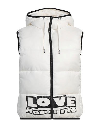 LOVE MOSCHINO Piumino Bianco 100% Poliacrilico