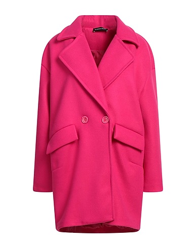 VANESSA SCOTT Coat Fuchsia 80% Polyester, 18% Viscose, 2% Elastane