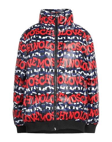 LOVE MOSCHINO Piumino Nero 100% Poliestere, Elastan