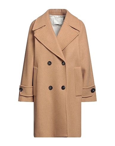 TELA Coat Camel 70% Wool, 30% Polyamide