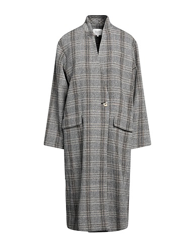 SECOND FEMALE Coat Grey 54% Polyester, 42% Wool, 2% Nylon, 2% Acrylic