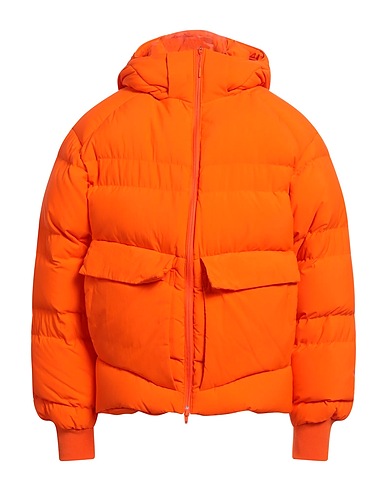 Y-3 다운 자켓 오렌지 100% 재활용 폴리아미드