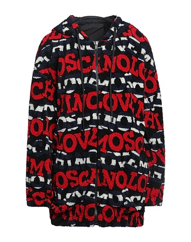 LOVE MOSCHINO Jacke Rot 52% Acryl, 48% Polyester, Polyamid