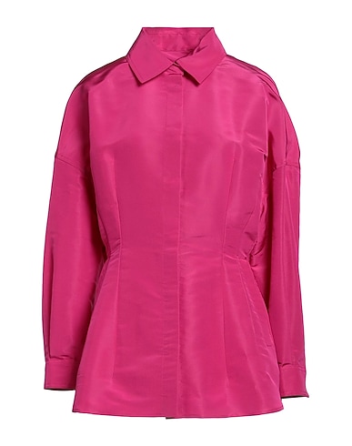 VALENTINO GARAVANI Легкое пальто PINK PP COLLECTION FUCSIA 100% Шелк