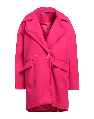 VANESSA SCOTT Caban e doppio petto Fucsia 80% Poliestere, 18% Viscosa, 2% Elastan