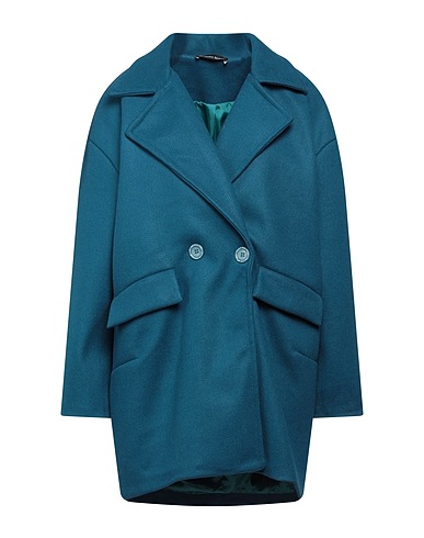 VANESSA SCOTT Caban e doppio petto Verde petrolio 80% Poliestere, 18% Viscosa, 2% Elastan